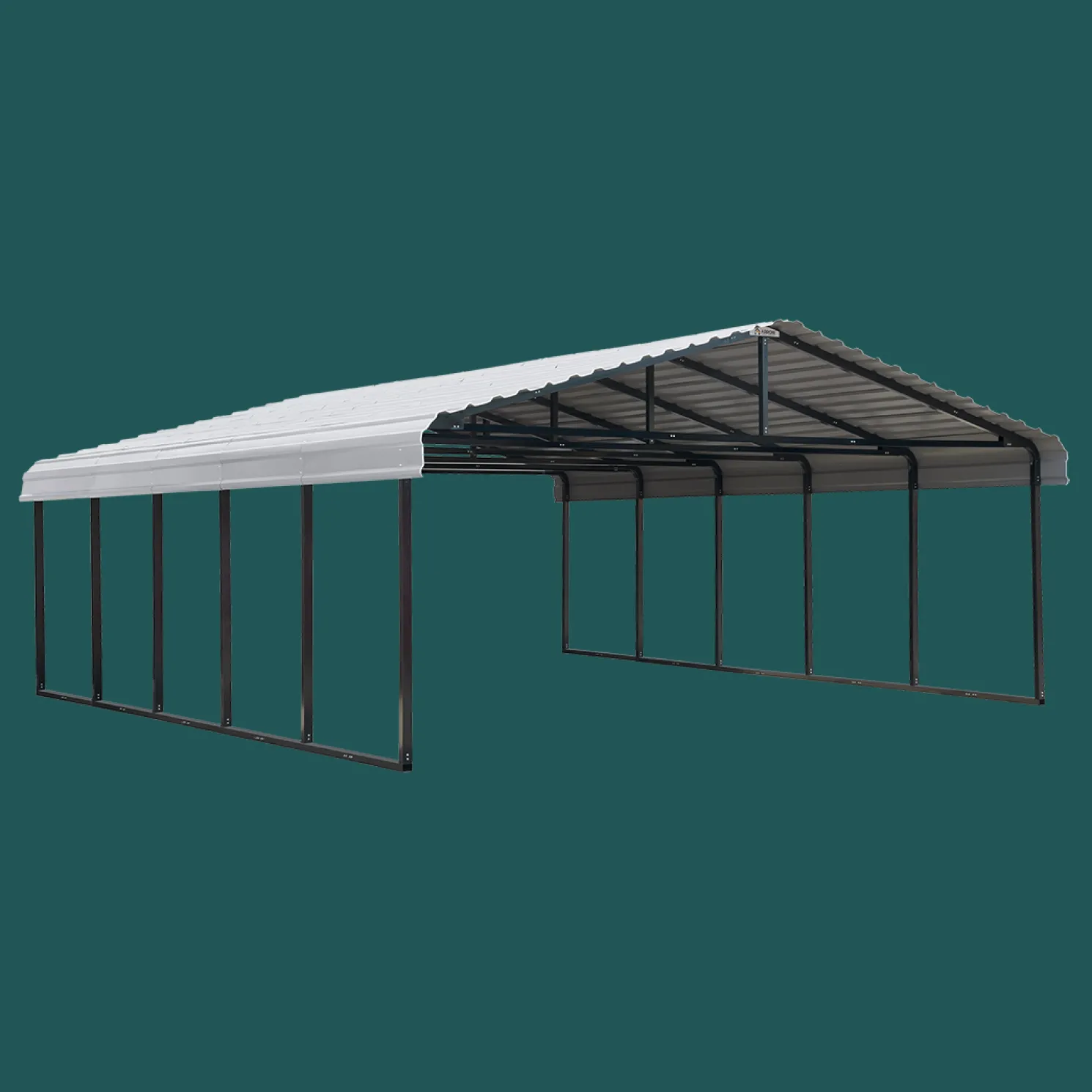 Arrow 20 x 24 x 7 ft Eggshell Carport