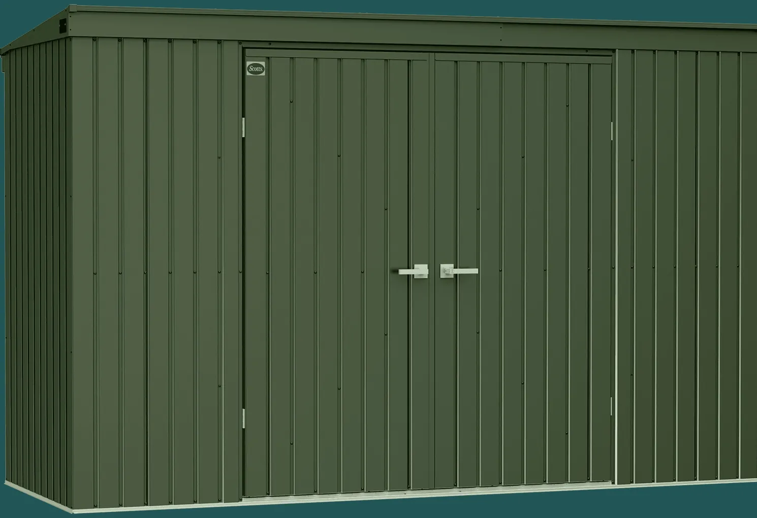 Scotts Lawn Care Storage Shed, 10x4, Green