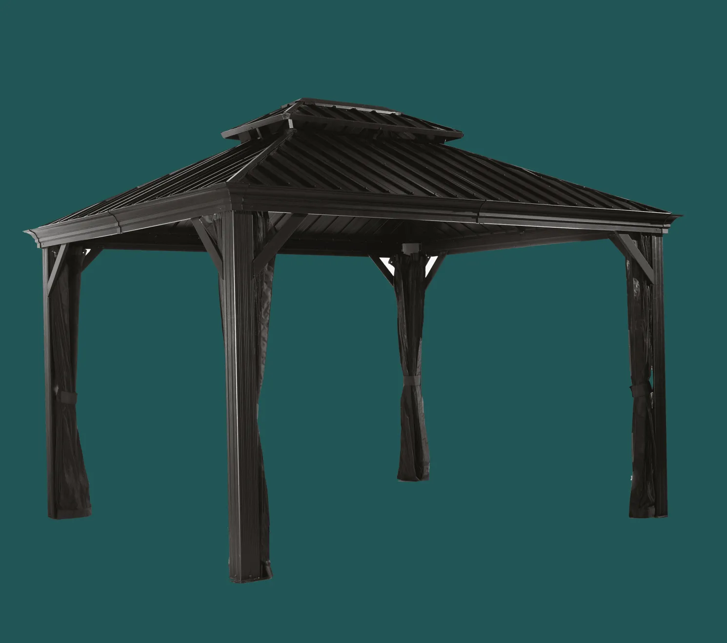 Sojag Monaco Charcoal 12 ft. x 12 ft. Gazebo