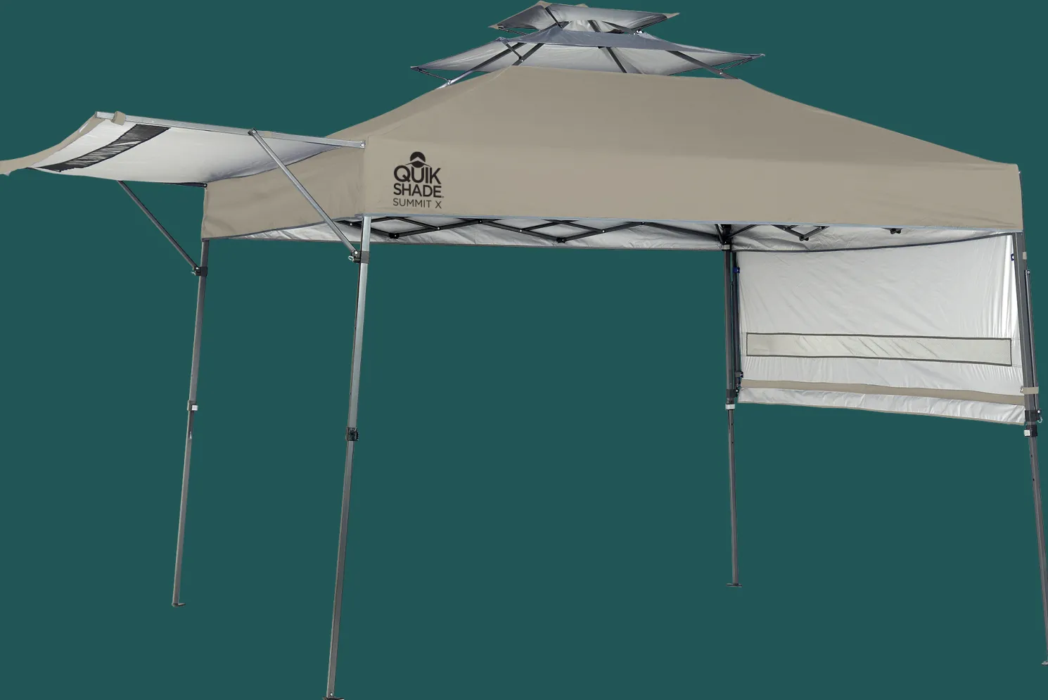 Summit X SX170 Straight Leg Pop-Up Canopy, 10 ft. x 17 ft. Blue